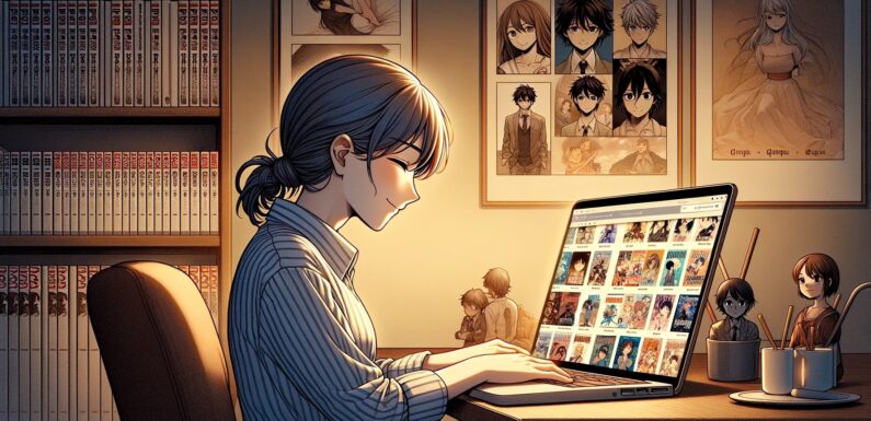 How do you access and read manga online for free?