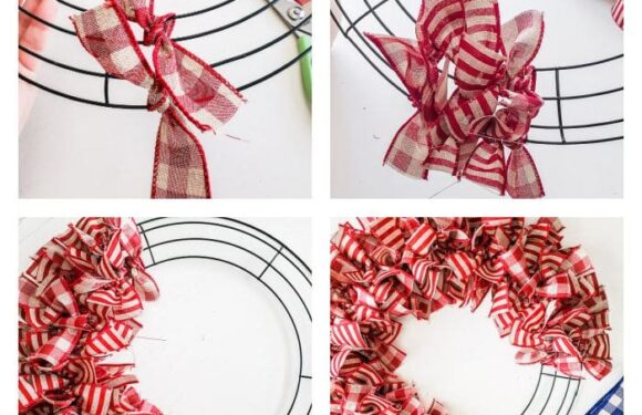 Create A Stunning Ribbon Wreath On Wire Frame: Easy Guide