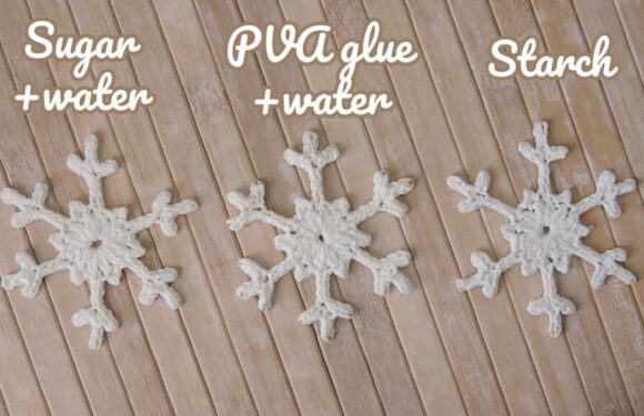 Efficient Ways To Starch Crochet: How To Starch Crochet