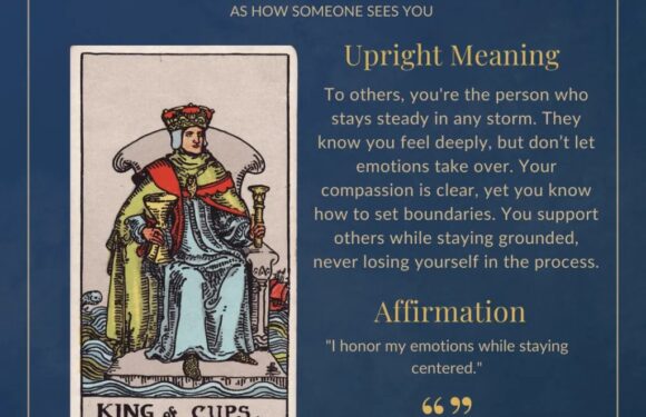 Deciphering The King Of Cups: How Others See You