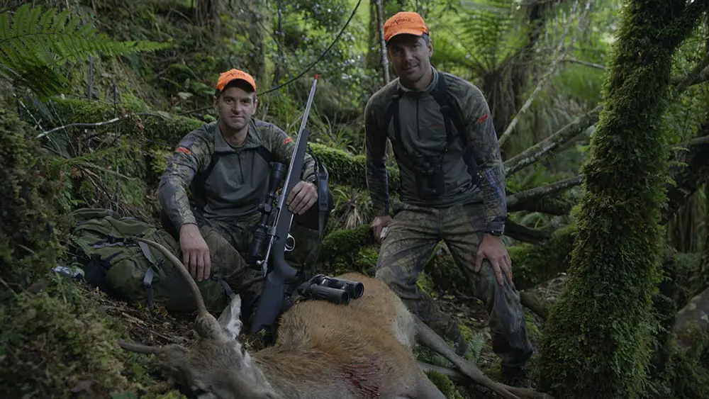 RobandAndrewwithstag